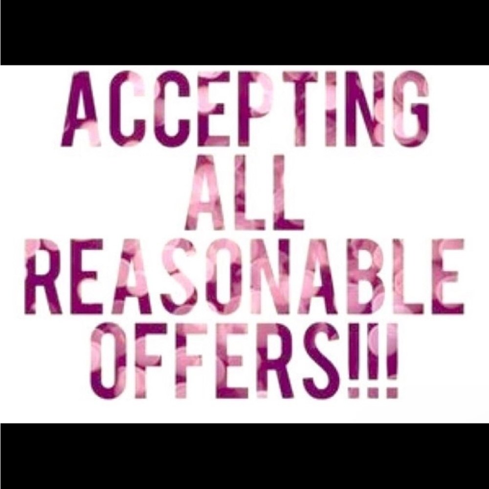 All reasonable offers plz!